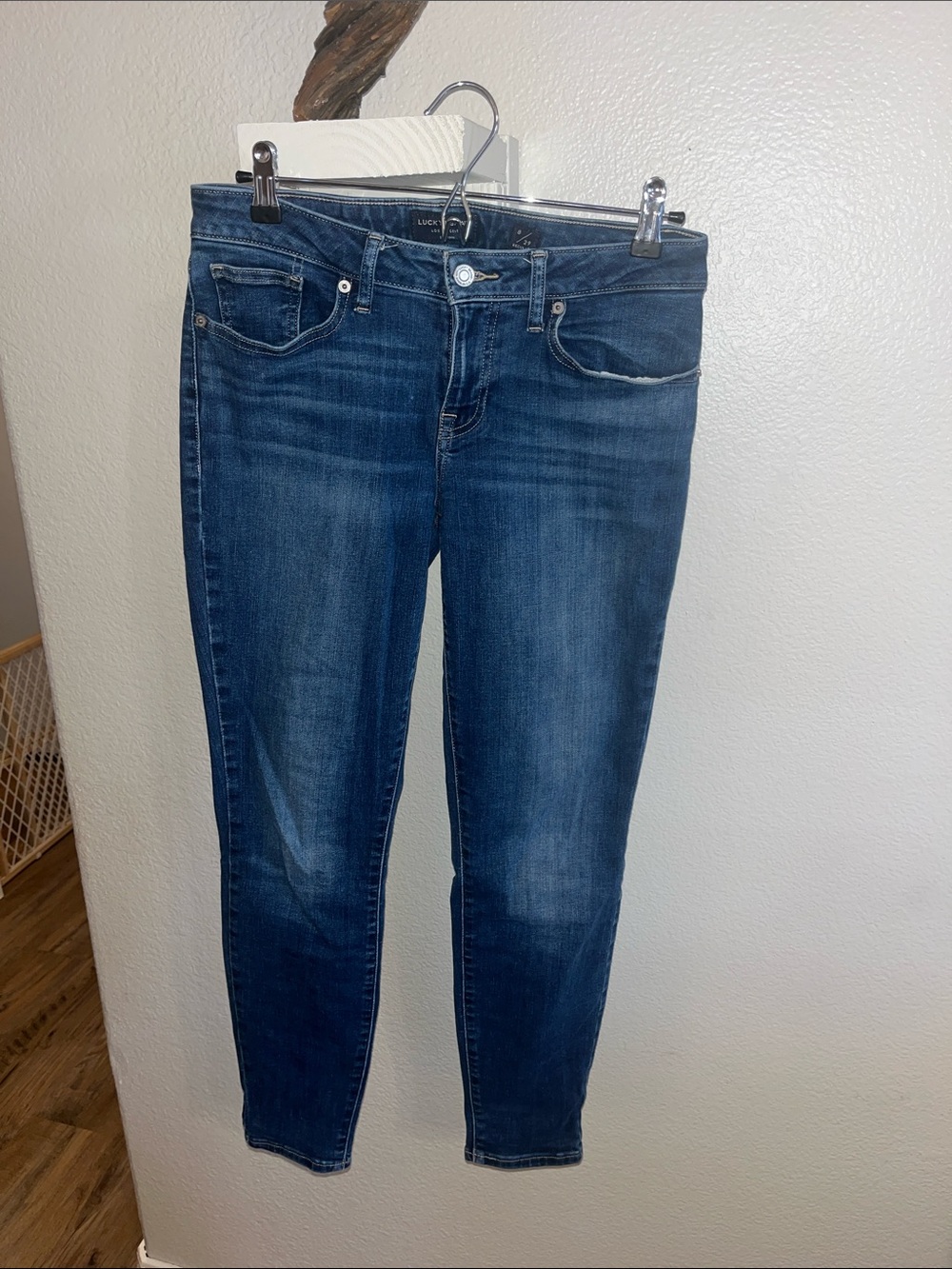 Lucky Brand Women’s Skinny Jeans in Dark Indigo Wash